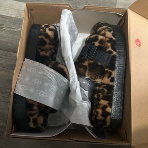 Ugg cheetah slides